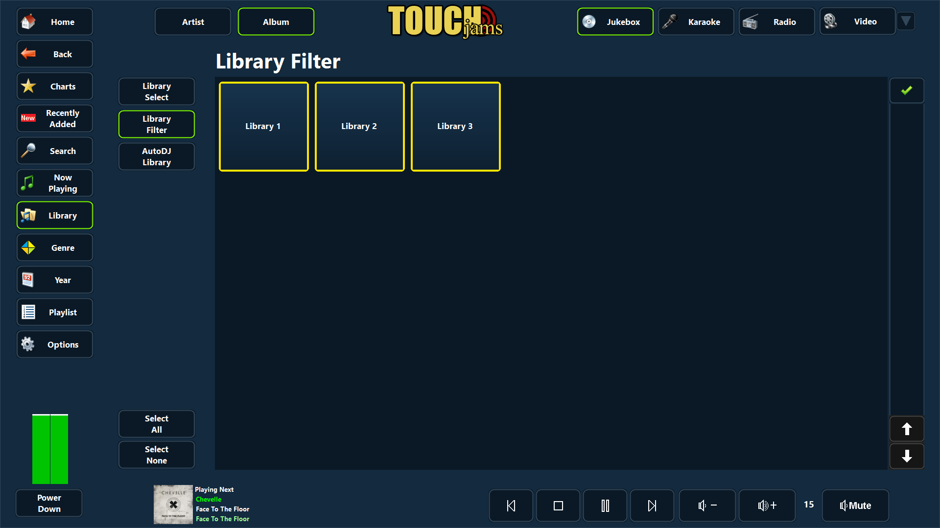 Library Filter Skin